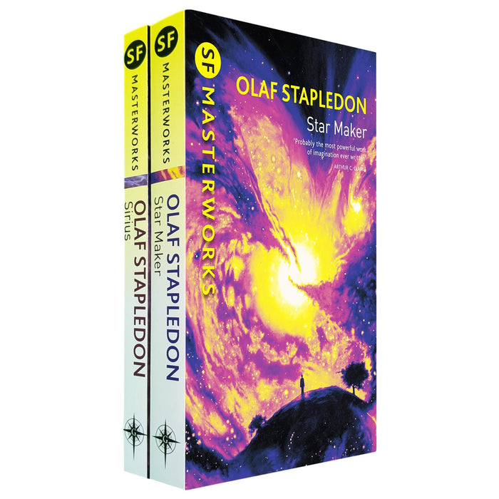 Olaf Stapledon Collection – SF Masterworks of Evolution & Cosmic Intelligence in Sirius & Star Maker (2-Book Set)