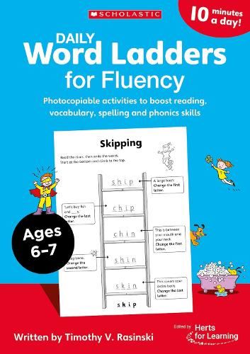 Daily Word Ladders for Fluency for Ages 6 to 7