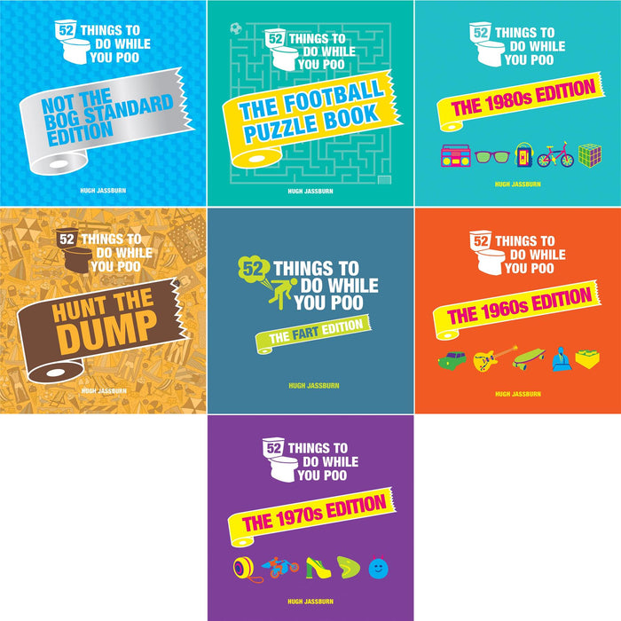 52 Things to Do While You Poo Collection: A Hilarious Series of Puzzles, Trivia, and Fun Activities for Bathroom Breaks