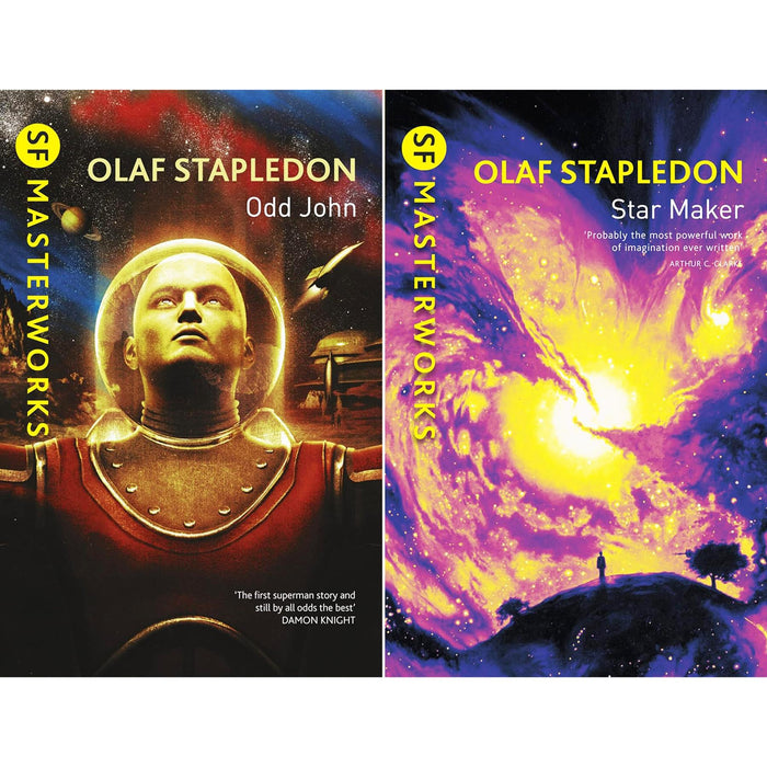 Olaf Stapledon Collection: SF Masterworks of Cosmic Evolution & Superior Minds in Odd John & Star Maker (2-Book Set)