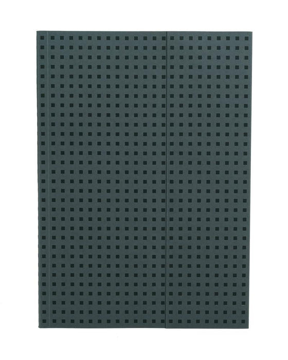 Paperblanks: Grey on Black - A4 Unlined