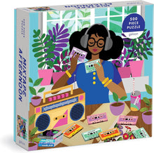 Galison 9780735375703 Mixtape Afternoon Jigsaw Puzzle, Multicoloured, 500 Pieces