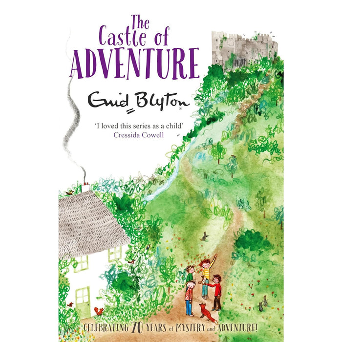 Enid Blyton Adventure Series – Books 1–4: Classic Island, Castle, Valley & Sea Escapes for Curious Young Readers (4-Book Paperback Collection)