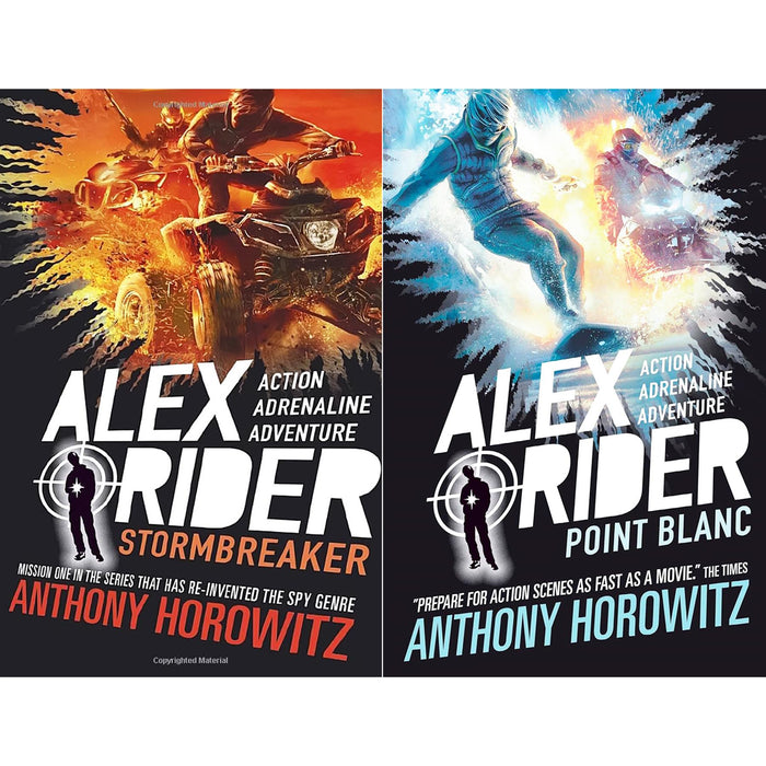 Alex Rider Mission Series 1 & 2: Stormbreaker & Point Blanc – Thrilling Spy Adventures for Young Readers by Anthony Horowitz