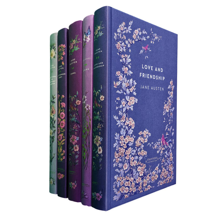 Jane Austen’s Wit and Satire Collection: Emma, Northanger Abbey, Lady Susan, Love and Friendship (Hardcover) with Emma Journal – A Cranford Edition Set of Timeless Stories & Humor