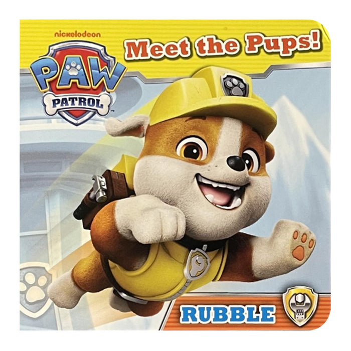 Paw Patrol Collection: Chase, Marshall, Skye, Rubble, Rocky & Zuma - Six Meet the Pups! Interactive Board Books for Little Heroes (6-Book Set)