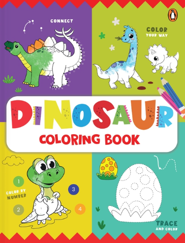 Kids Coloring Book: Dinosaur