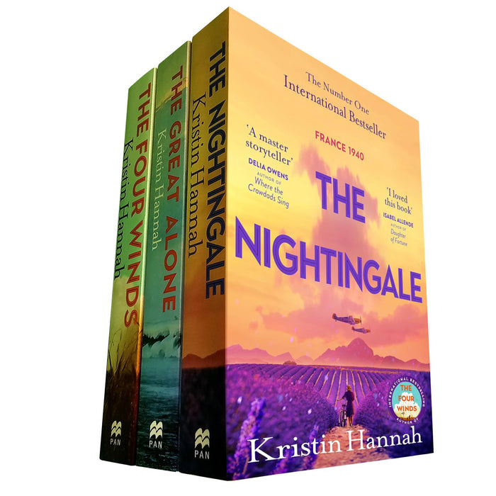 Kristin Hannah’s Historical Fiction Collection (3 Books Set): The Great Alone – Alaska Survival, The Nightingale – WWII Resistance, and The Four Winds – Strength in the Great Depression