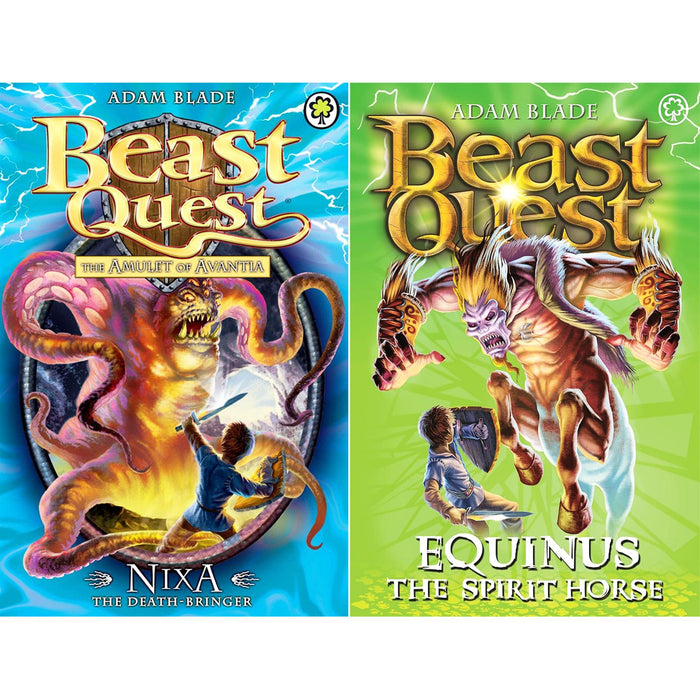 Beast Quest Series 3 & 4 Collection (12 Books) – The Dark Realm and The Amulet of Avantia: Thrilling Adventures of Magic, Heroism, and Battles for Young Fantasy Readers