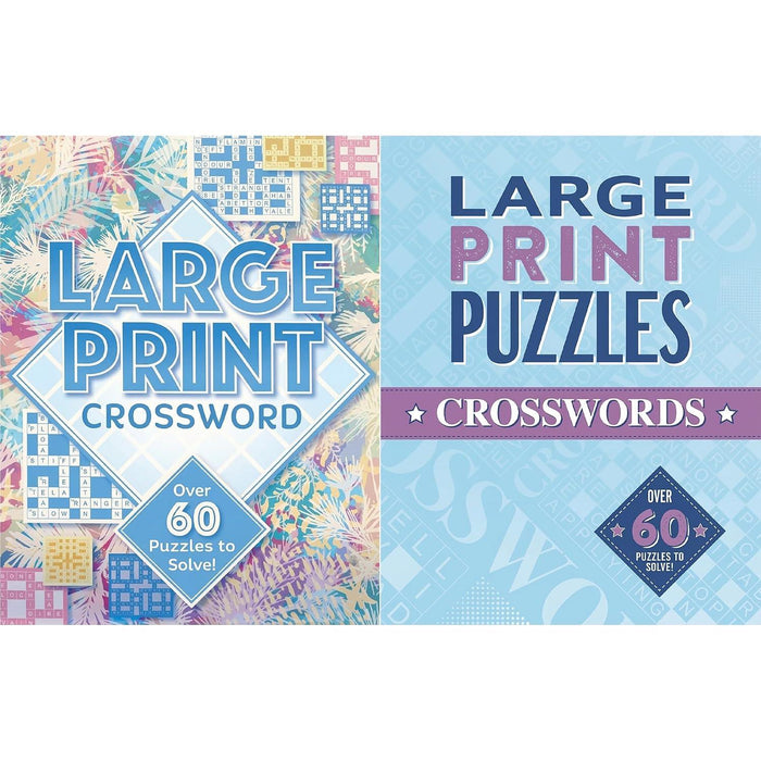Large Print Puzzles Collection: Crosswords (2-Book Set)