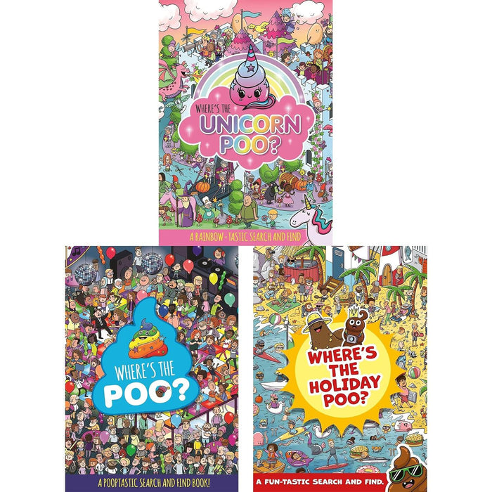 Where's the Poo Collection: 3-Book Set by Alex Hunter