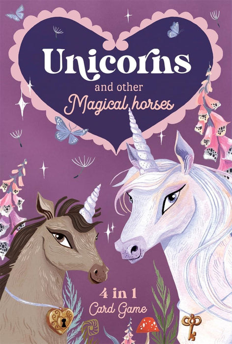 Unicorns & Other Magical Horses - 4 in 1 Card Game: Enjoy 4 Classic Games in 1 With These Beautifully Illustrated Cards