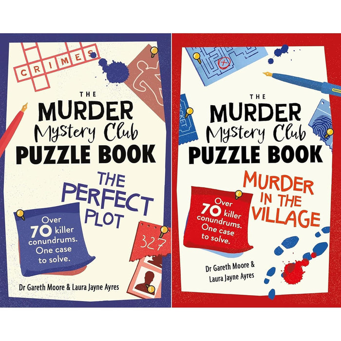 The Murder Mystery Club Puzzle Book Collection by Gareth Moore & Laura Jayne Ayres