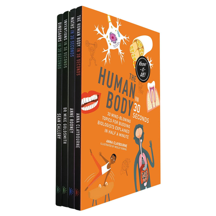 Kids 30 Second Science Collection: Quick and Fascinating Facts on the Human Body, Math, Inventions, and Dinosaurs to Inspire Young Explorers