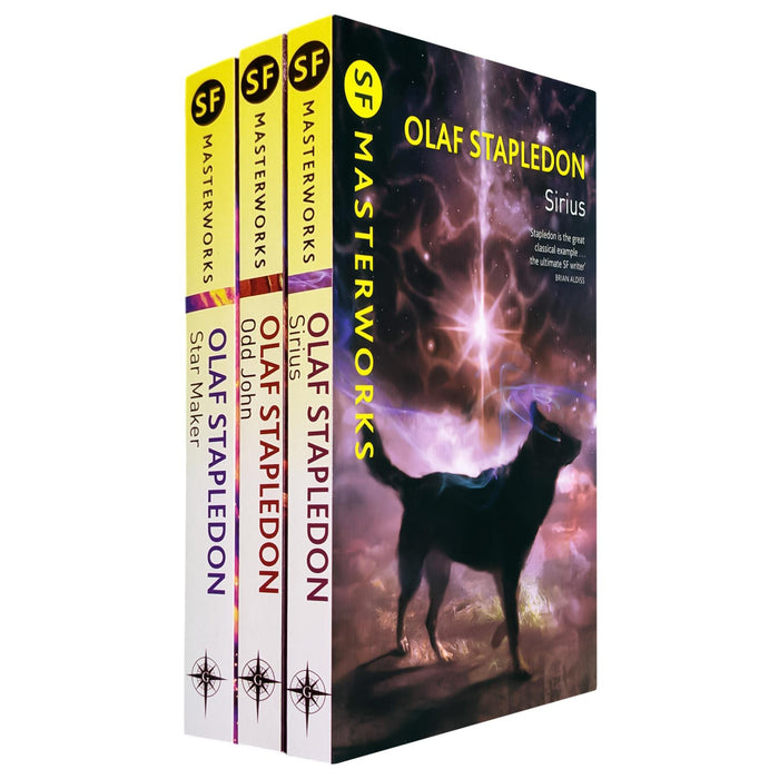Olaf Stapledon Collection – SF Masterworks of Philosophical Sci-Fi & Evolutionary Futures in Star Maker, Odd John & Sirius (3-Book Set)
