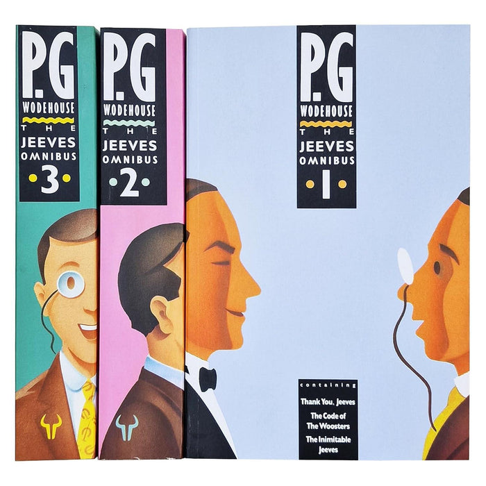 The Jeeves & Wooster Omnibus Series by P.G. Wodehouse 3 Books Collection Set