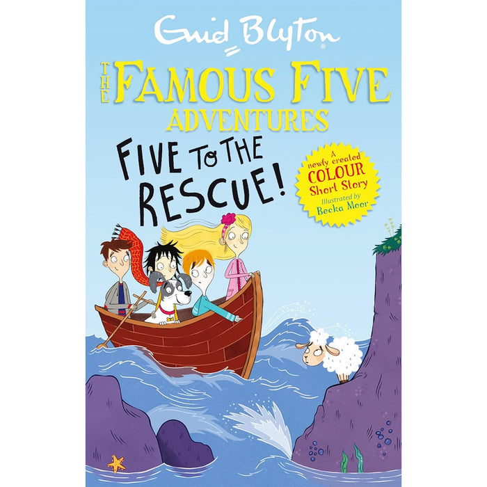 Famous Five Colour Short Stories – 3-Book Adventure Collection by Enid Blyton: The Birthday Mystery, Timmy’s Treasure & A Daring Rescue
