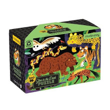 Mudpuppy Puzzle Land Predators 100pc Glow in the Dark