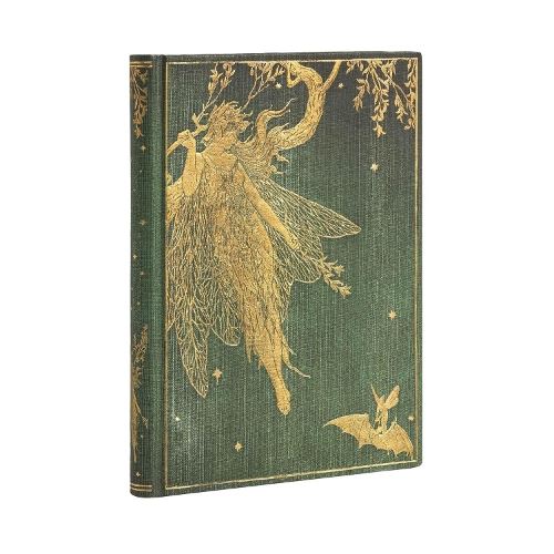 Paperblanks Hardcover Journal Olive Fairy | Lined | Midi (130 � 180 mm), PB6505-0
