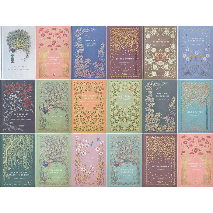 Ultimate Women in Literature Collection – 14 Classic Novels + 4 Matching Journals (Hardcover)