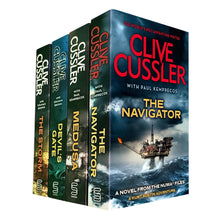 Clive Cussler’s NUMA Files 4-Book Set: “The Navigator,” “Medusa,” “Devil’s Gate,” and “The Storm” – Gripping Maritime Thrillers and Action-Packed Adventures
