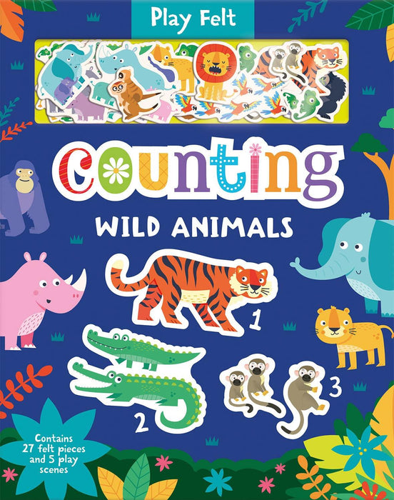 Counting Wild Animals Soft Felt