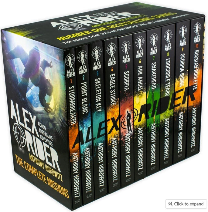 Alex Rider: The Complete Missions (10-Book Set in Slipcase)