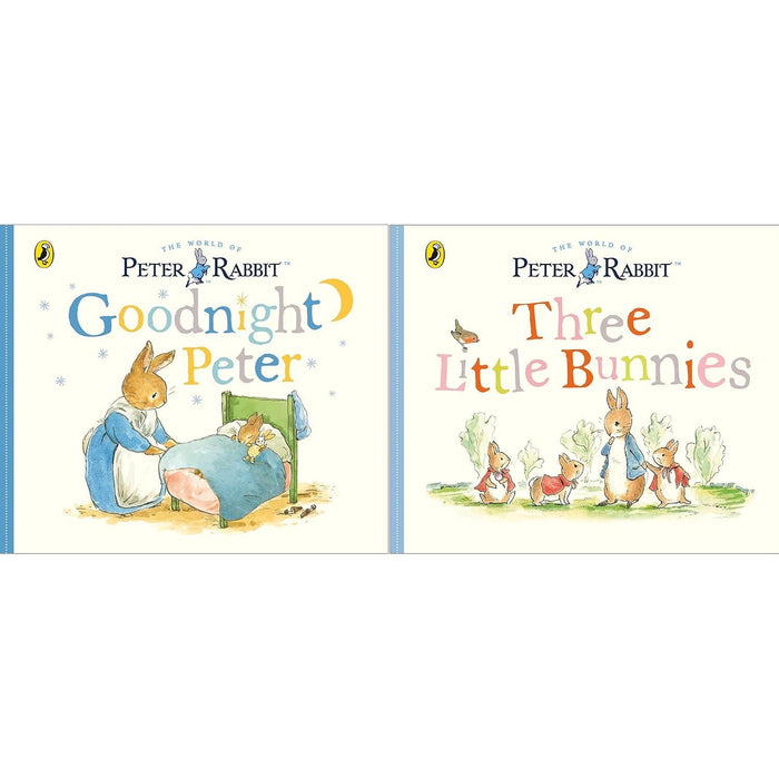 Peter Rabbit Tales Collection by Beatrix Potter: Goodnight Peter & Three Little Bunnies