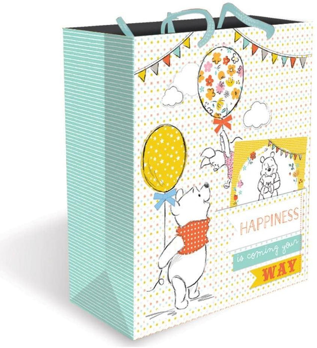 Winnie the Pooh Gift Bag inc card & tissue paper