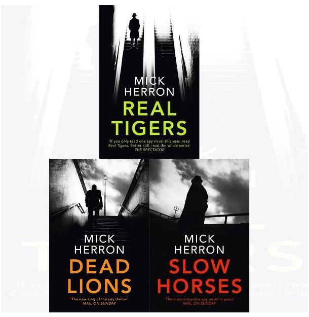 mick herron jackson lamb thriller series 3 books collection set - (slow horses,dead lions,real tiger)