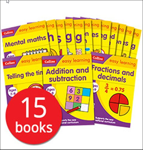 Collins easy learning Ages 7-9 (set of 15 books)