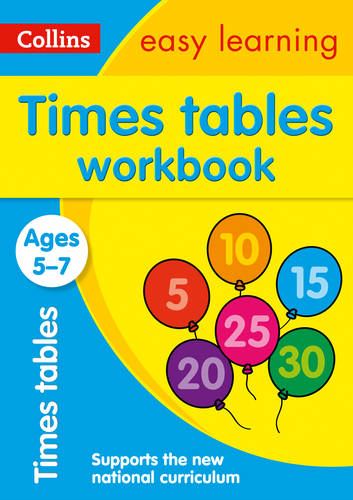 Times Tables Workbook Ages 5-7: KS1 Maths Home Learning and School Resources from the Publisher of Revision Practice Guides, Workbooks, and Activities. (Collins Easy Learning KS1)