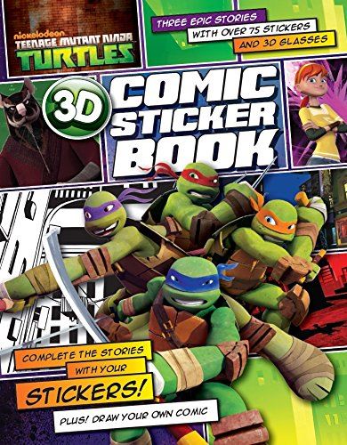 TMNT: 3D Comic Sticker Book