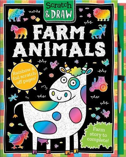 Scratch & Draw: Farm Animals