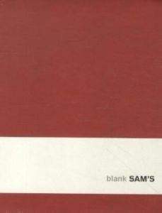 Sam's 15x18 Blank Red Notebook