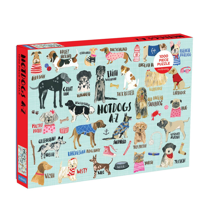 Hot Dogs A-Z 1000 Piece Puzzle