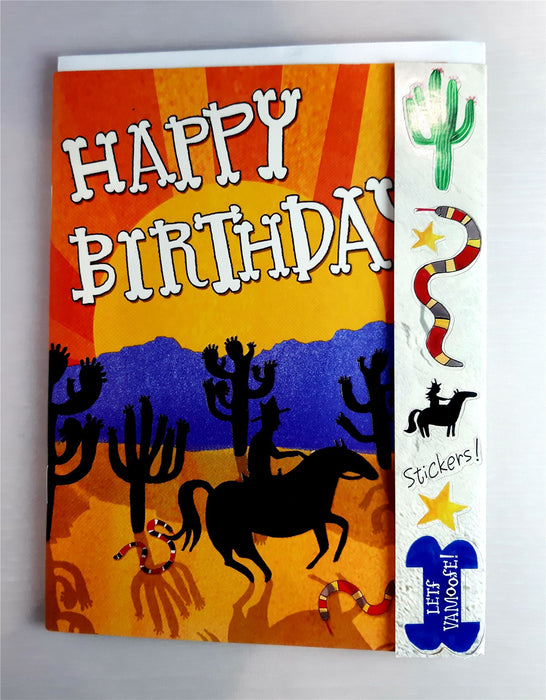 Card 6 Pack: Birthday Activity: Wild West