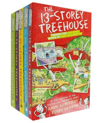 The Treehouse Series: The 13, 26, 39, 52 & 65-Storey Treehouse - First Five Wacky Adventures in One Hilarious Collection (5-Book Set)