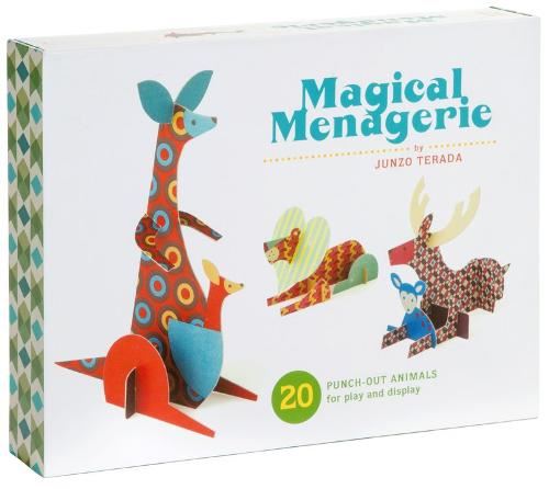 Magical Mengerie - 20 punch-out animals for play & display