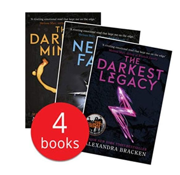 The Darkest Minds Series by Alexandra Bracken 4 Books Collection Set Exclusive Slipcase Edition (The Darkest Minds, Never Fade, In The Afterlight & The Darkest Legacy