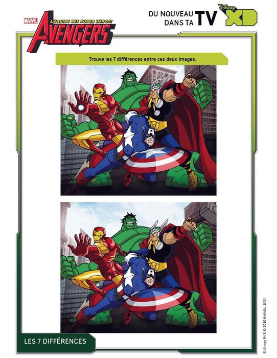 Spot the Difference pack (Avengers/Princess)