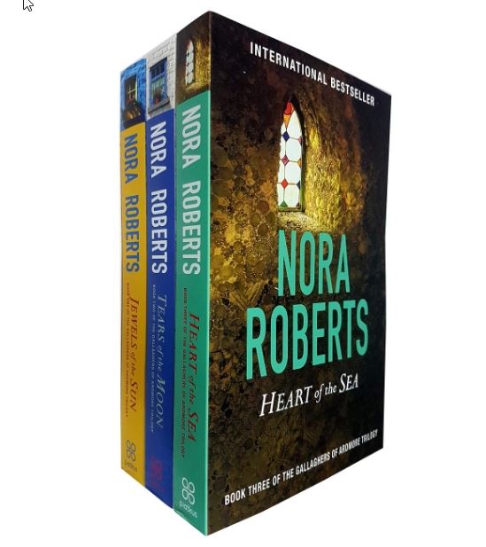 Gallaghers of Ardmore Series Nora Roberts 3 Books Collection Set (Jewels Of The Sun,Tears Of The Moon,Heart Of The Sea)