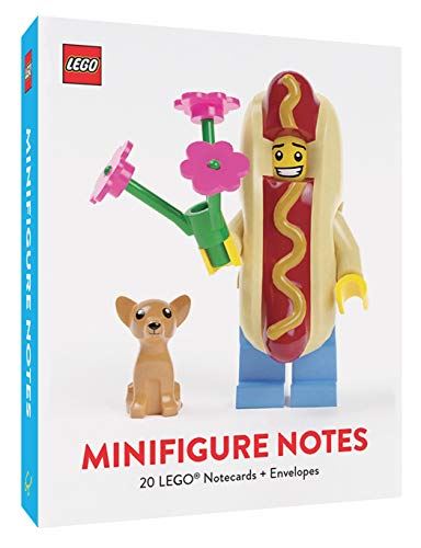 LEGO Minifigure Notes: 20 Notecards and Envelopes