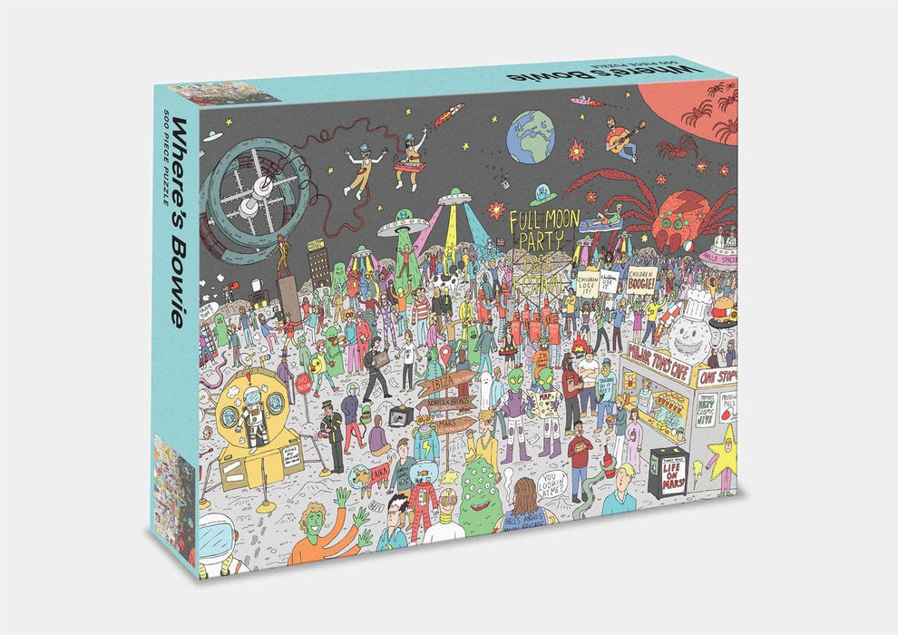 Where's Bowie? 500 piece jigsaw puzzle: Jigsaw Puzzle: A 500-piece Quest to Find Our Beloved Starman