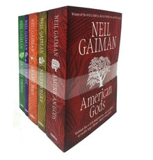 Neil Gaiman American Gods 5 Books Collection Set (American Gods, Neverwhere, Anansi Boys, Stardust, Fragile Things)