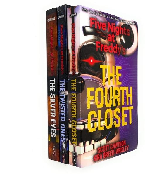 Five Nights at Freddy's 3 Books Collection Set (The Silver Eyes, The Fourth Closet, The Twisted Ones)