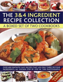 3 & 4 Ingredients Recipe Collection slipcase