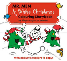 Mr Men: A White Christmas Colouring Storybook