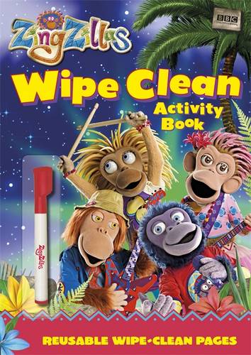 ZingZillas: Wipe Clean Activity Book (with pen)