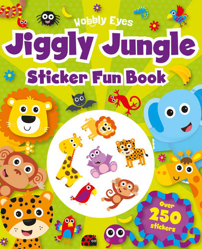 Wobbly Eyes: Jiggly Jungle Sticker Fun Book